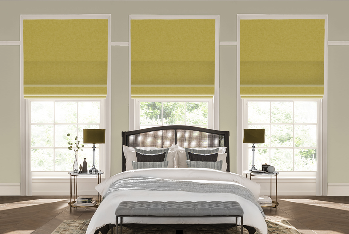 TS 2023 ROMAN BLINDS ROOMSET DIANELLA SUNSHINE