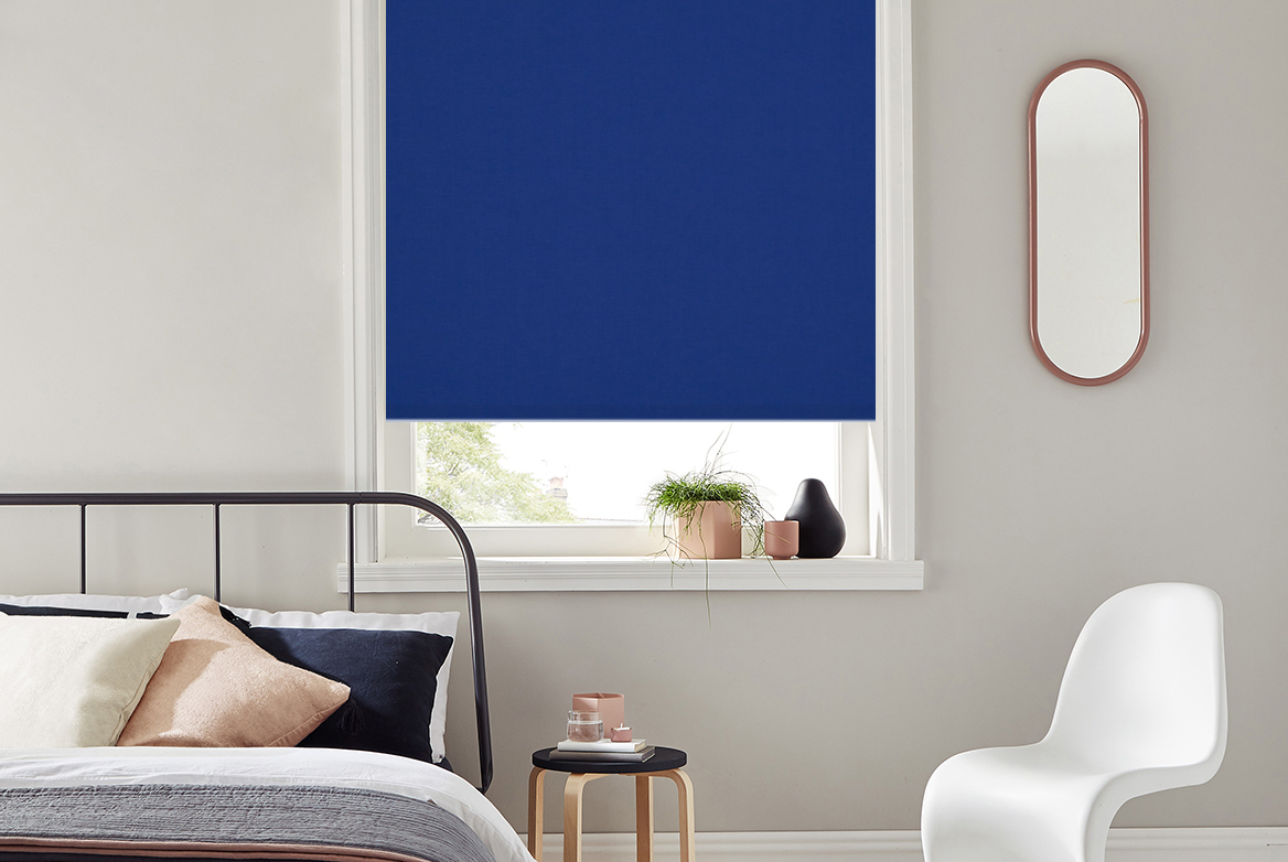 TS 2023 ROLLER BLIND WEB ROOMSET HURST BLACKOUT BLUE