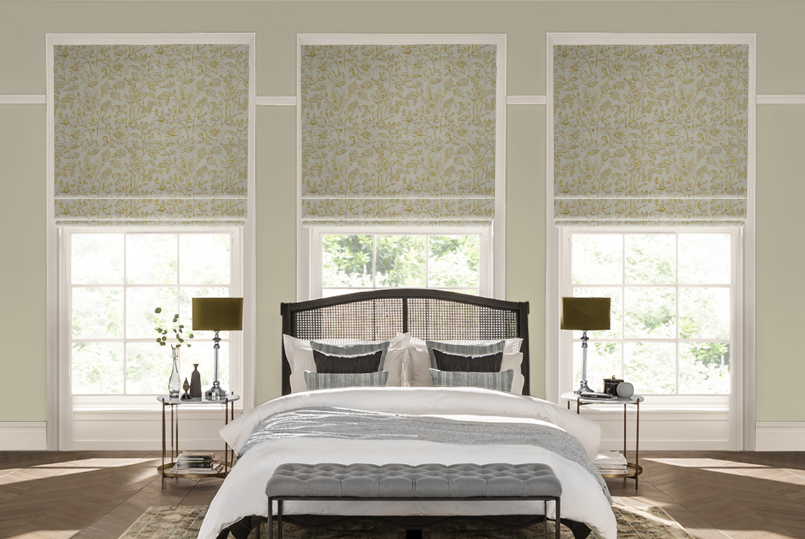 TS 2023 ROMAN BLINDS ROOMSET SENNA GOLDEN