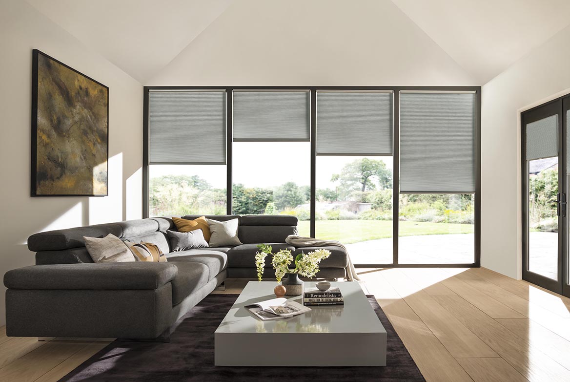 Ts 2021 Duette Blinds Roomset Silk Plate Agate Gray 1168X782