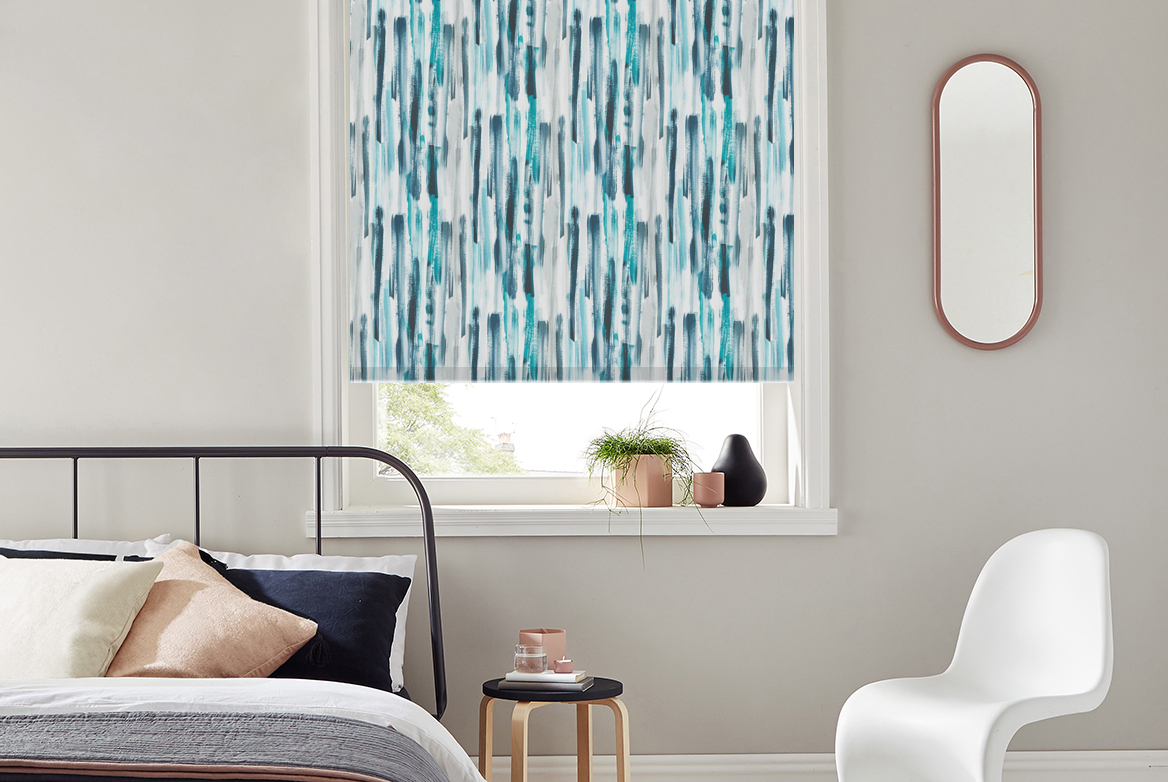 TS 2023 ROLLER BLIND WEB ROOMSET AYANA BLACKOUT TEAL