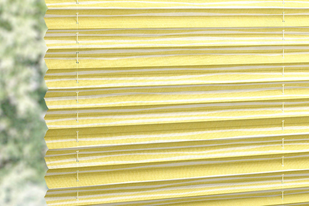 a stripe green, yellow coloured swatch fabric 