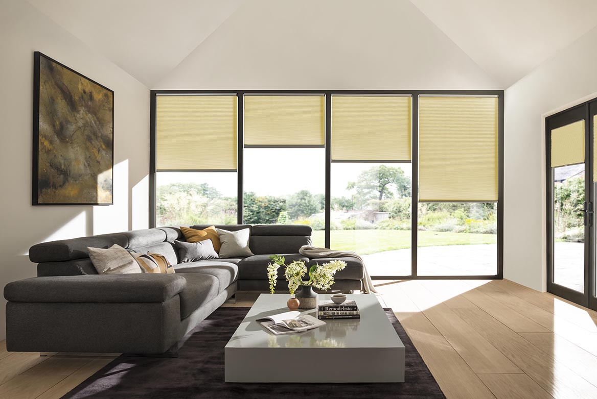 Ts 2021 Duette Blinds Roomset Silk Pale Primrose 1168X782