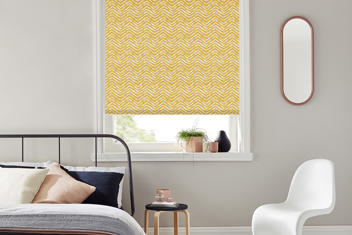 TS 2023 ROLLER BLIND WEB ROOMSET EXBURY MUSTARD