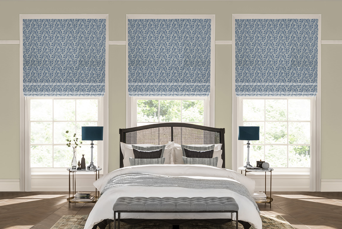 TS 2023 ROMAN BLINDS ROOMSET BALSAM BLUE