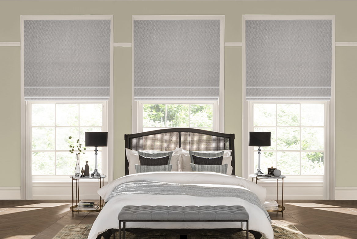 TS 2023 ROMAN BLINDS ROOMSET CELOSIA STONE