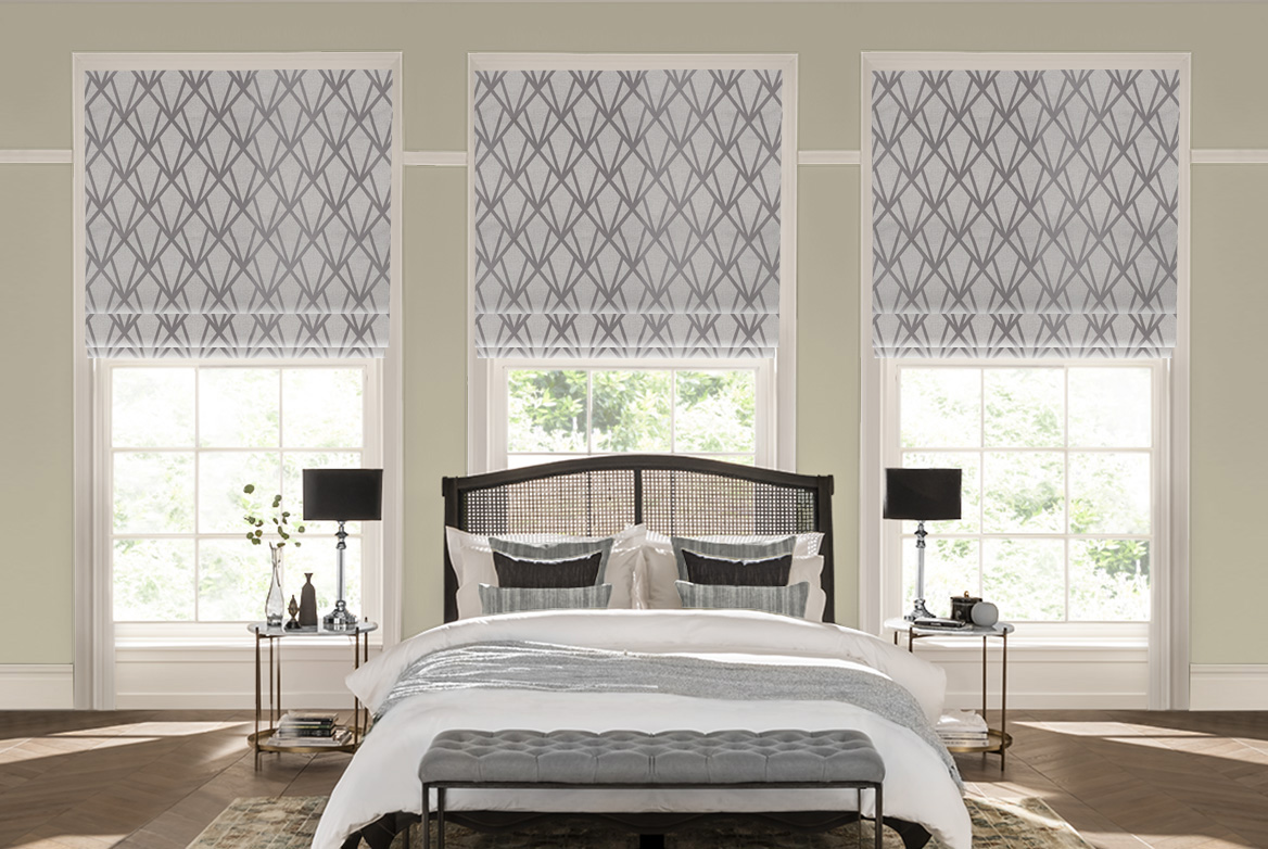 TS 2023 ROMAN BLINDS ROOMSET STATICE PEWTER