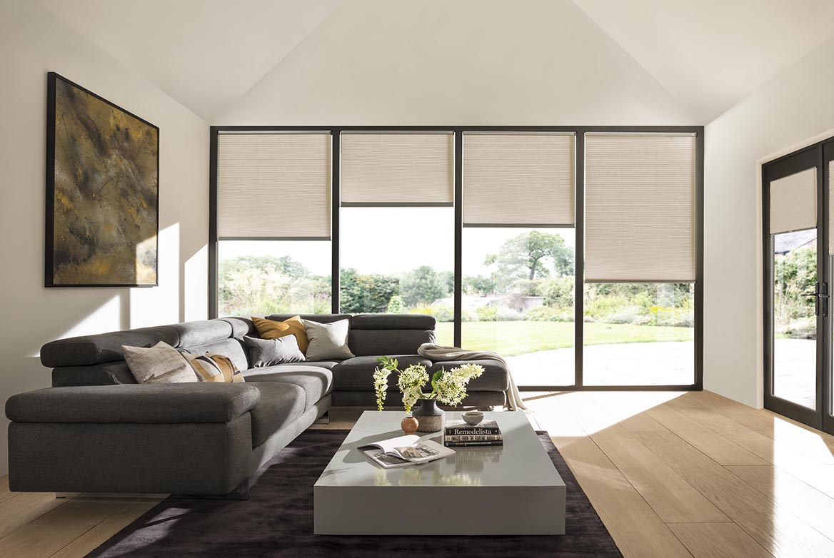 Ts 2021 Duette Blinds Roomset Silk Peach Coral 1168X782