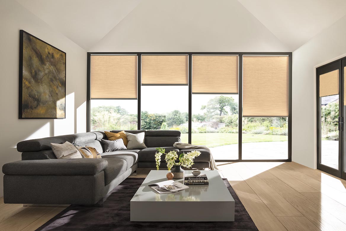 Ts 2021 Duette Blinds Roomset Silk Antique Bronze 1168X782