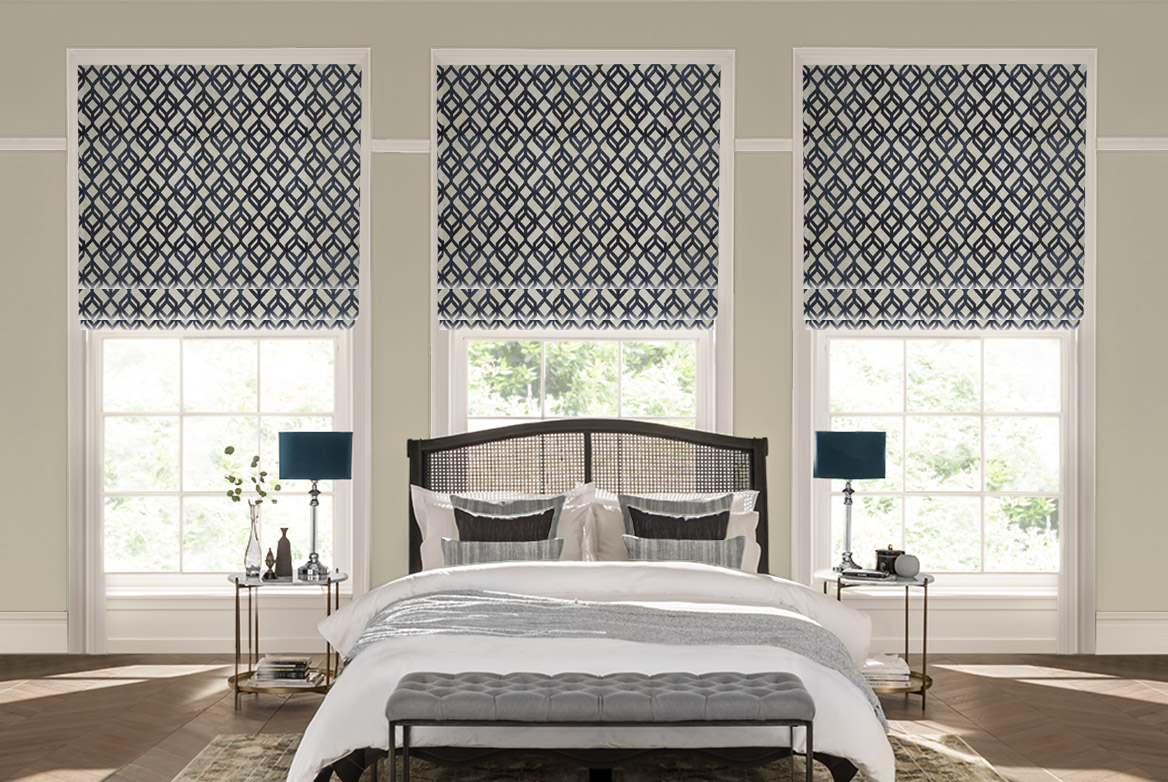 TS 2023 ROMAN BLINDS ROOMSET ACANTHA INK