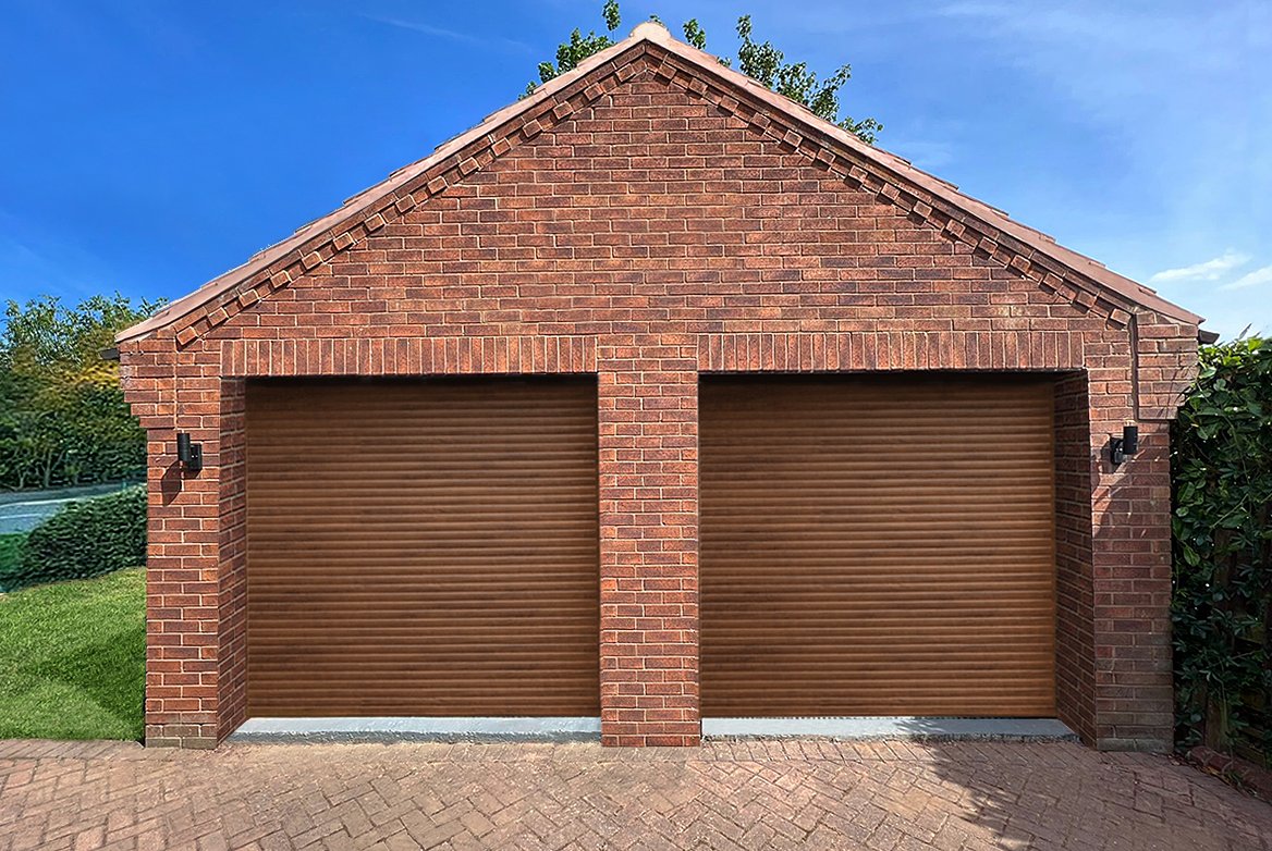 TS 2024 GARAGE DOOR ROLLER WEB ROOMSET MEDIUM OAK