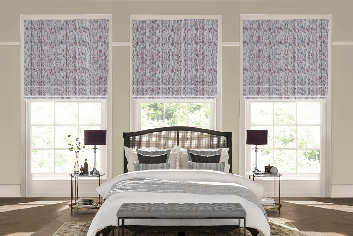 TS 2023 ROMAN BLINDS ROOMSET EMORY FUCHSIA